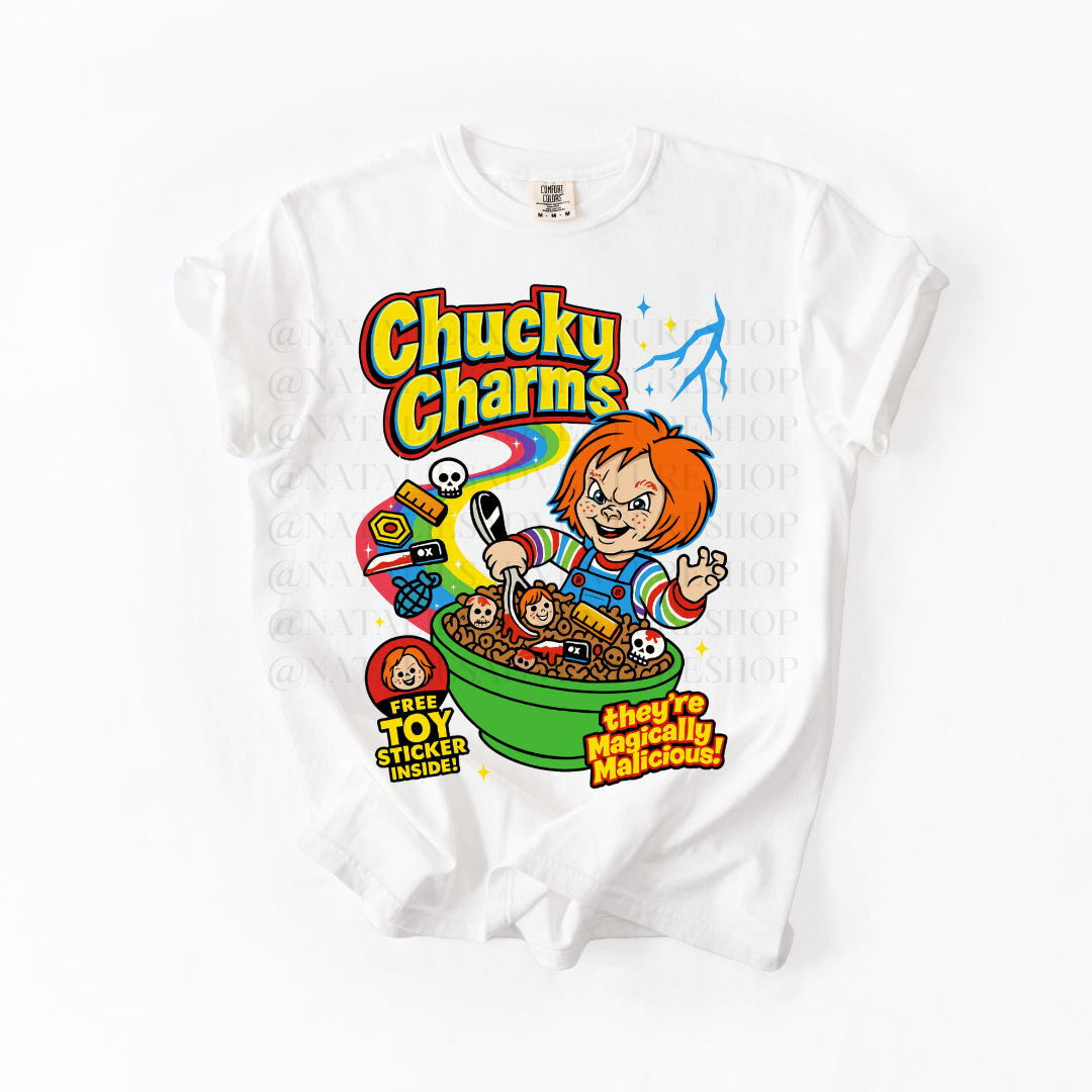 *Pre-Order* Chucky Charms Cereal T-Shirt (Comfort Colors)