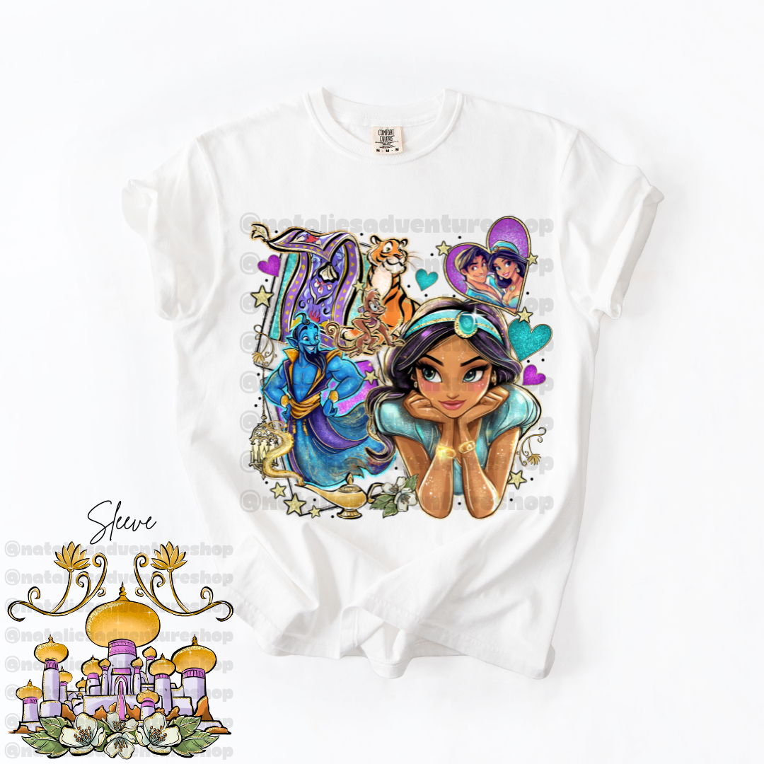 *Pre-Order* Arabian Princess Cartoon T-Shirt (Comfort Colors)