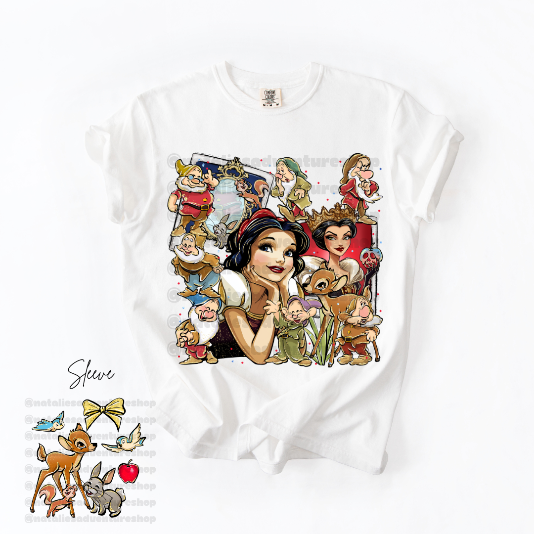 *Pre-Order* Snow Princess Cartoon T-Shirt (Comfort Colors)