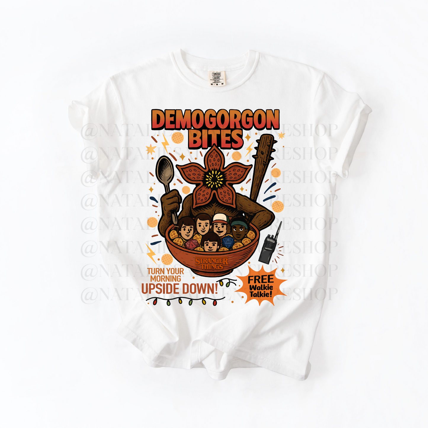 *Pre-Order* Demogorg Bites Cereal T-Shirt (Comfort Colors)