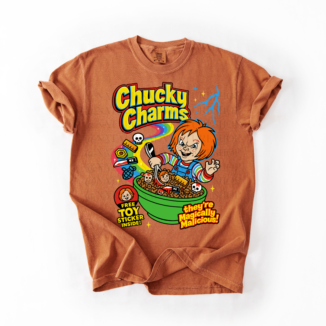 *Pre-Order* Chucky Charms Cereal T-Shirt (Comfort Colors)