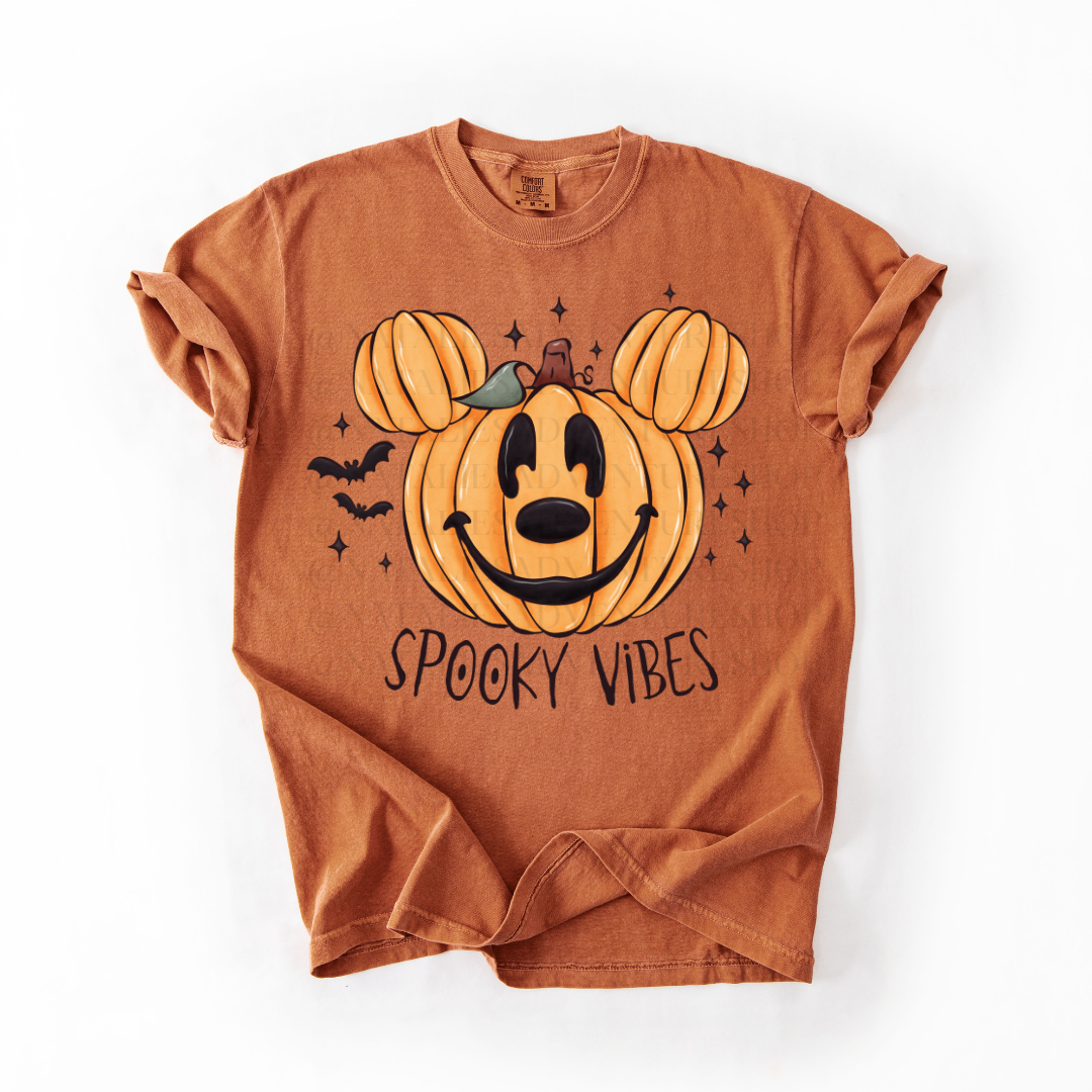 *Pre-Order* Spooky Vibes T- Shirt(Comfort Colors)