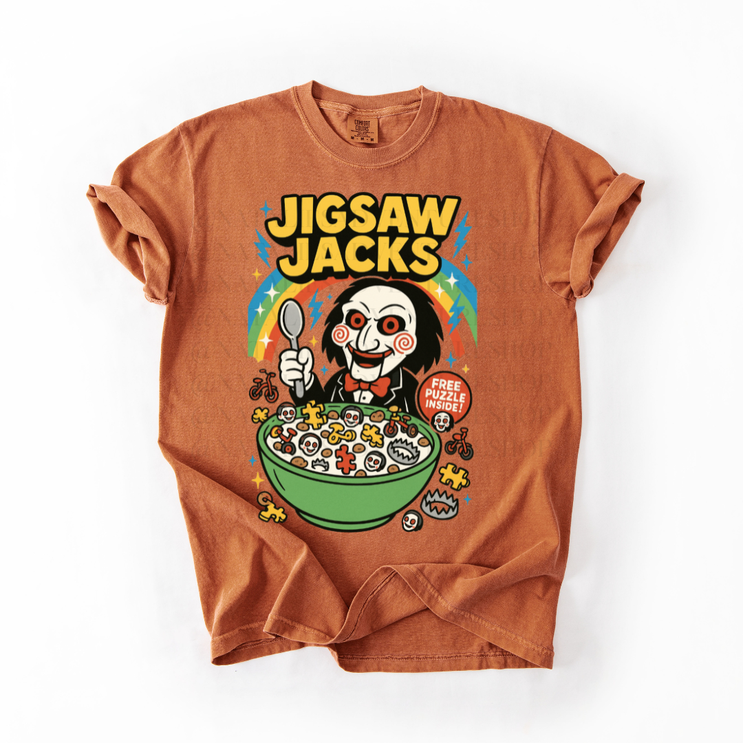 *Pre-Order* Jigsaw Jacks Cereal T-Shirt (Comfort Colors)