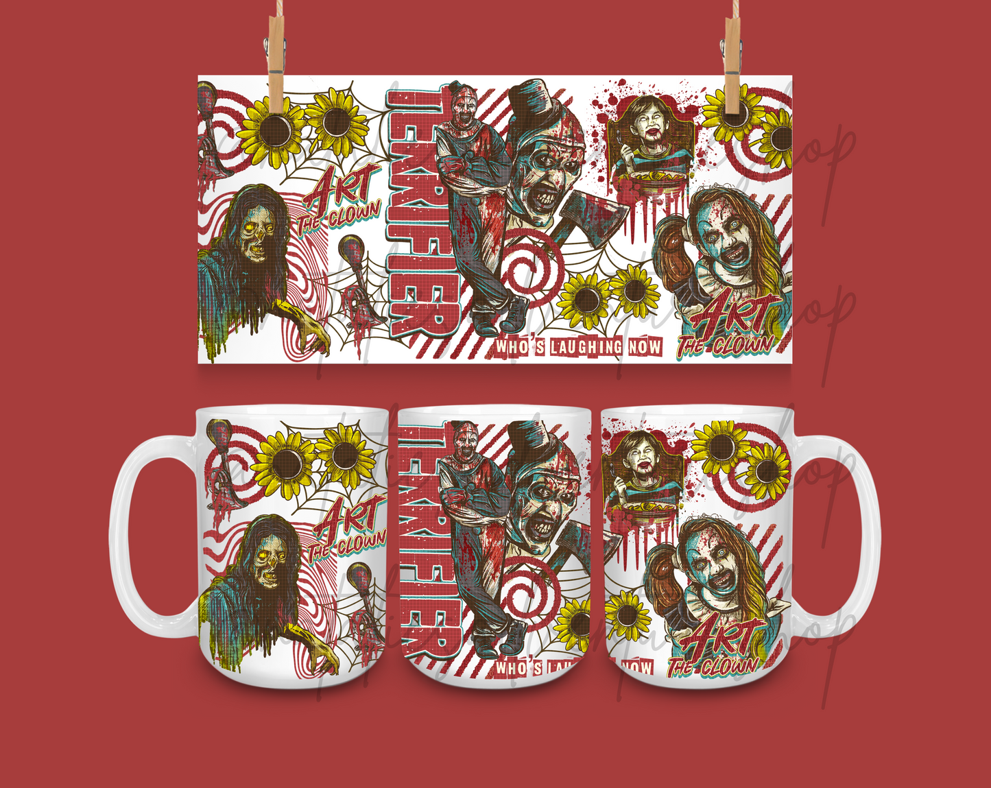 *PRE-ORDER* Retro Art Horror 15oz Ceramic Mug