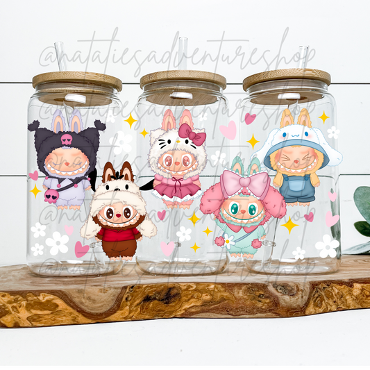 *Pre-Order* LABU Sanri 16oz Glass Can
