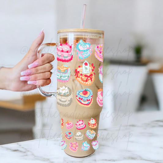 *Pre-Order* Princess Cakes 40oz Glass Tumbler