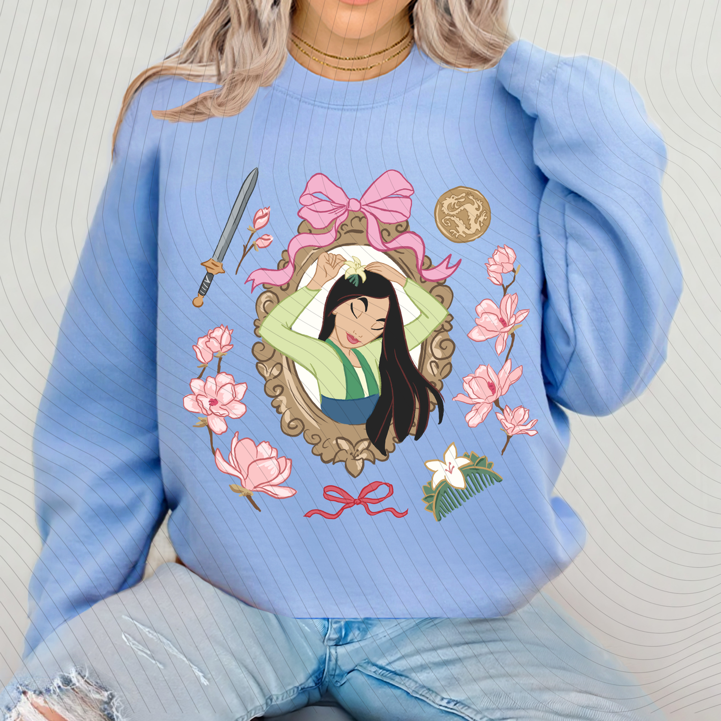 *Pre-Order* Fa Mula Frame Princess Crewneck