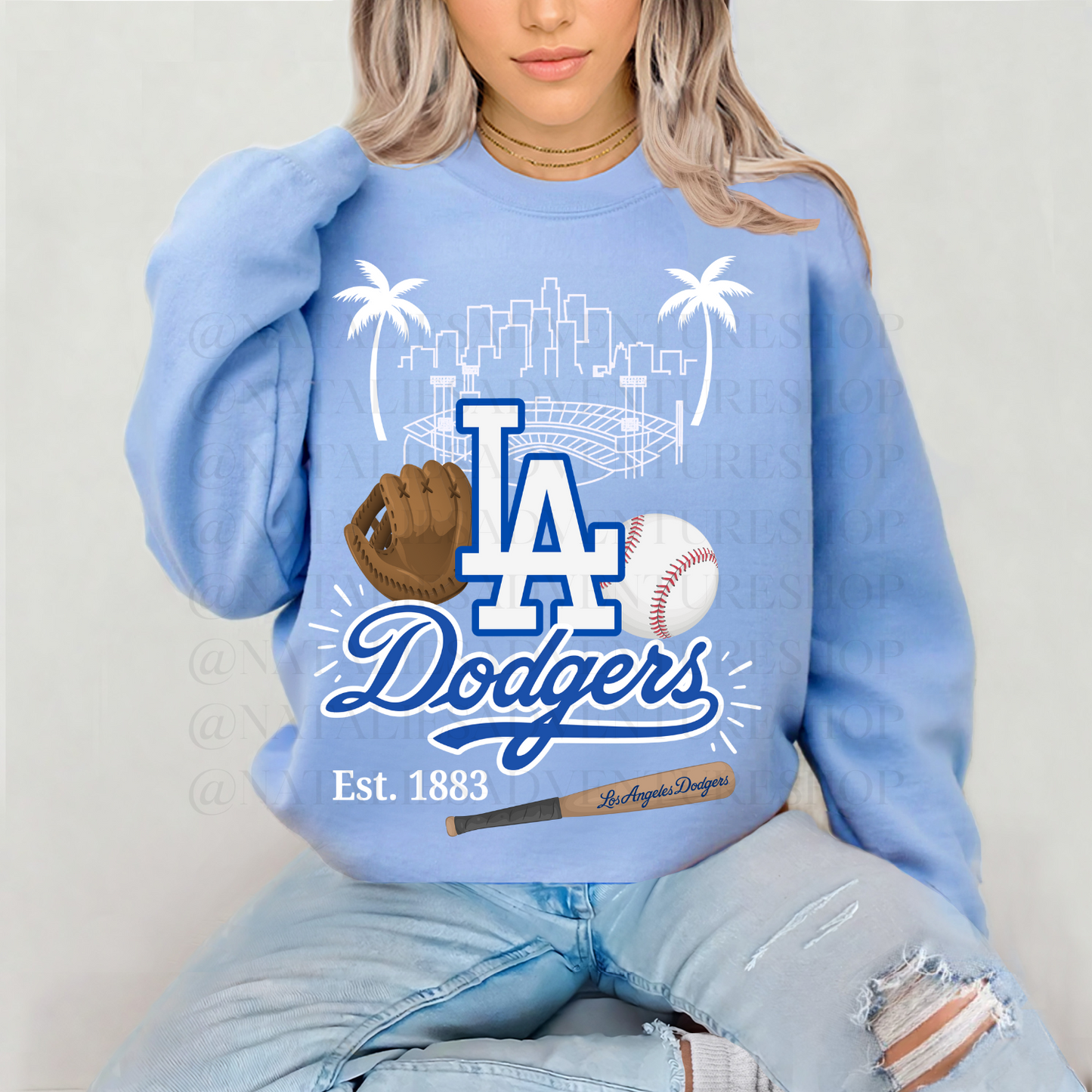 *Pre-Order* LA Dodg Stadium Crewneck