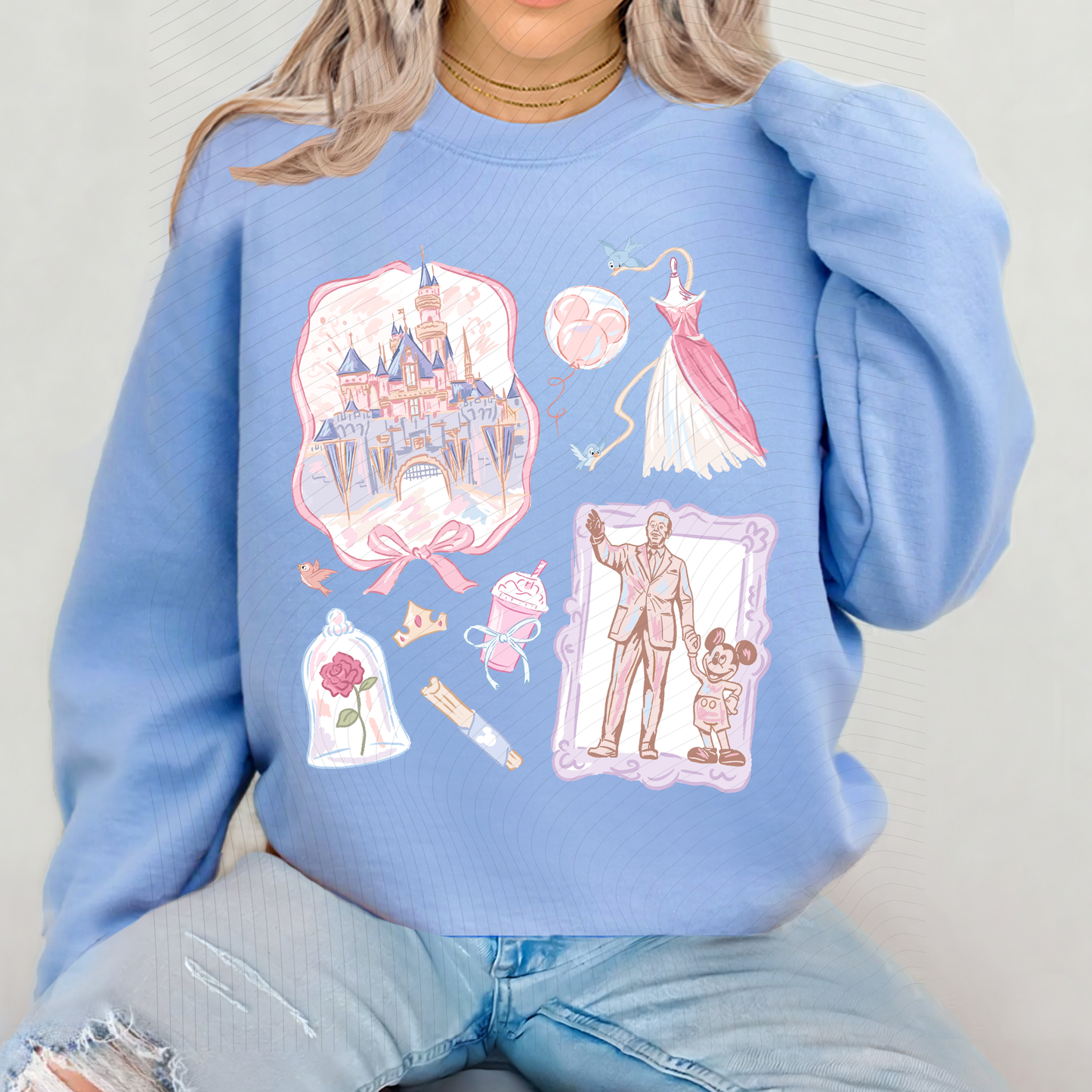 *Pre-Order* Spring Magic Castle Crewneck
