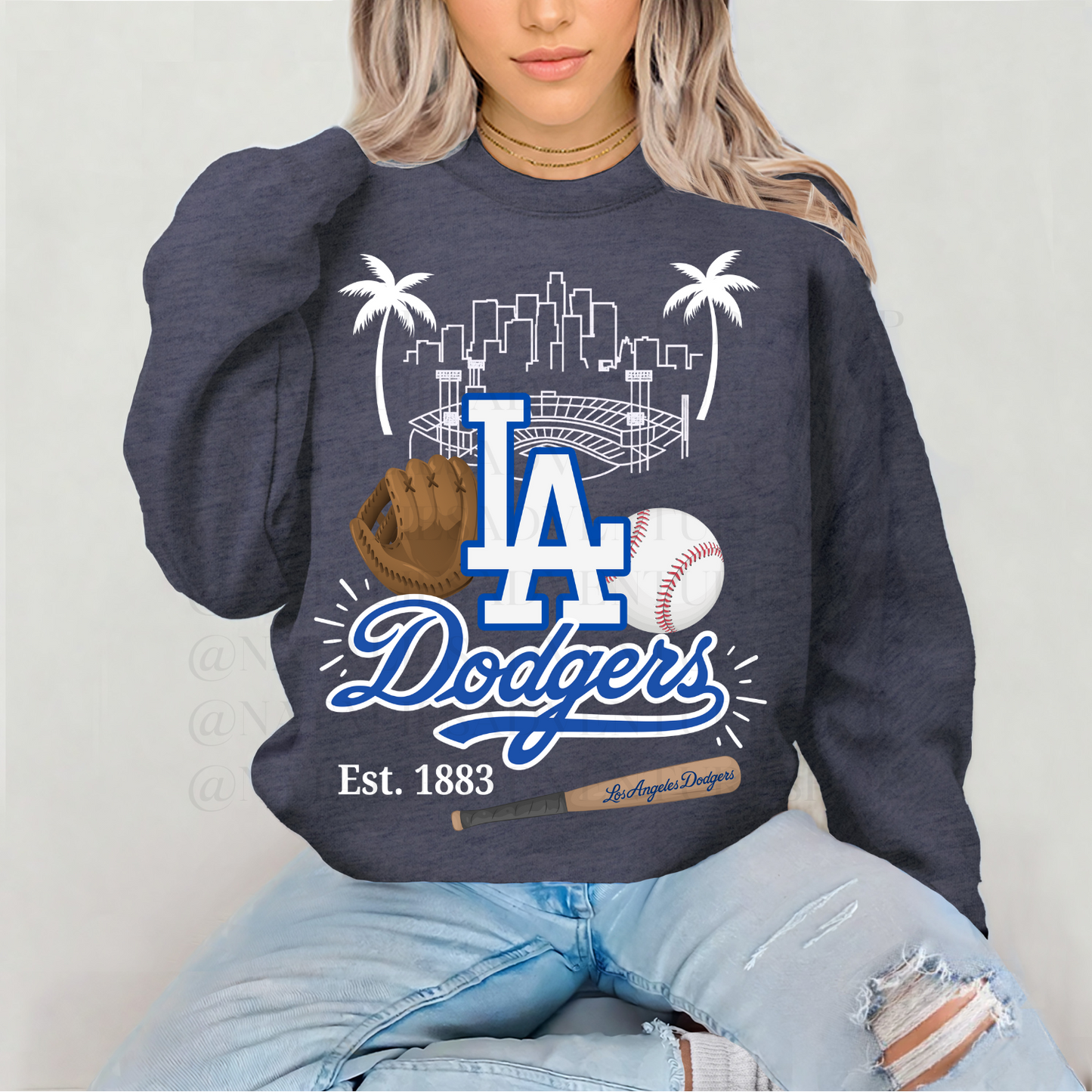 *Pre-Order* LA Dodg Stadium Crewneck