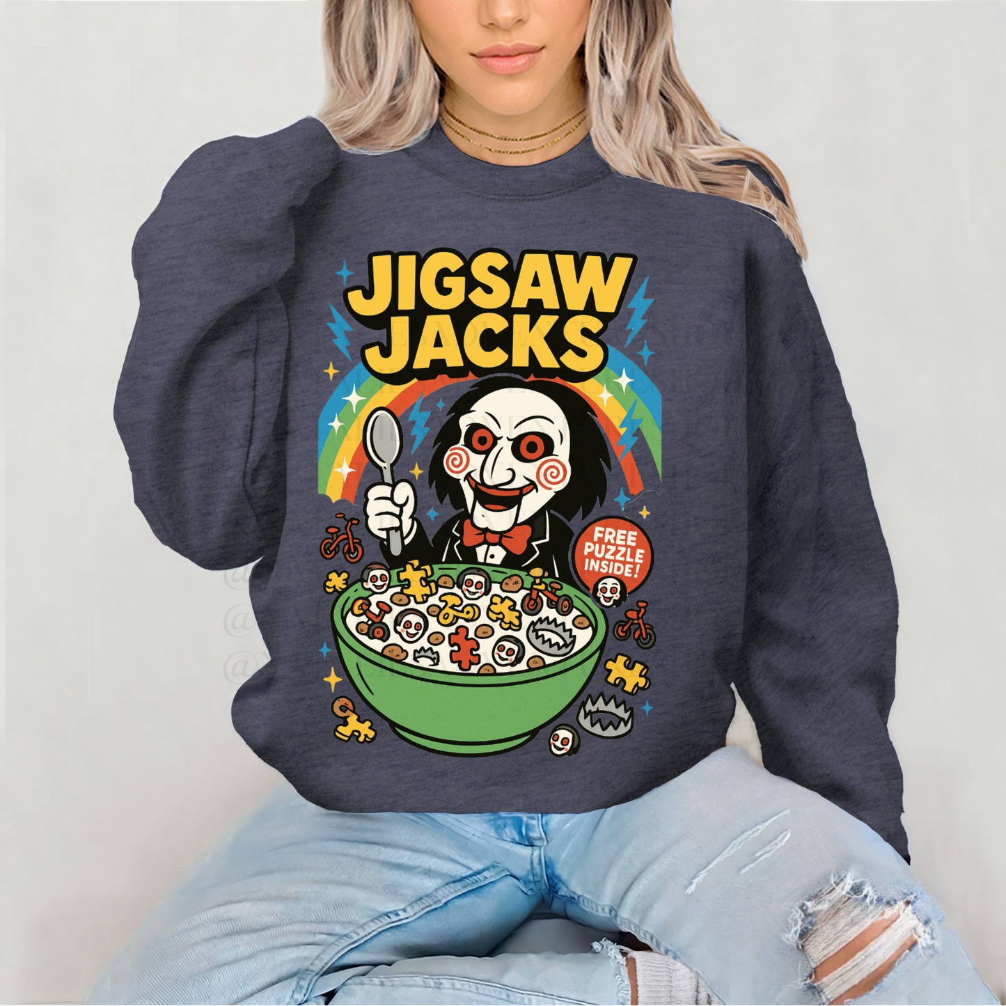 *Pre-Order* Jigsaw Jacks Cereal Crewneck