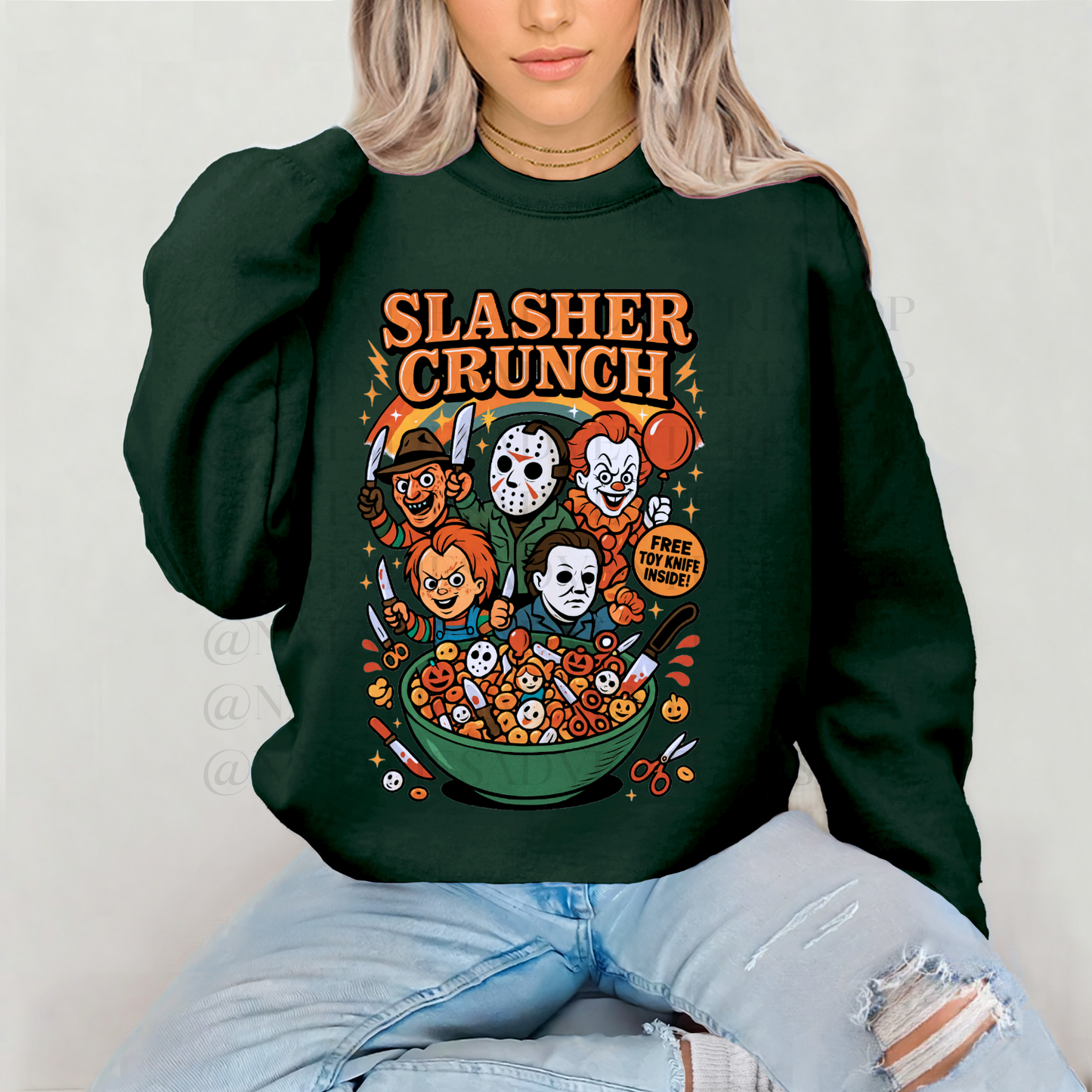 *Pre-Order* Slasher Crunch Cereal Crewneck