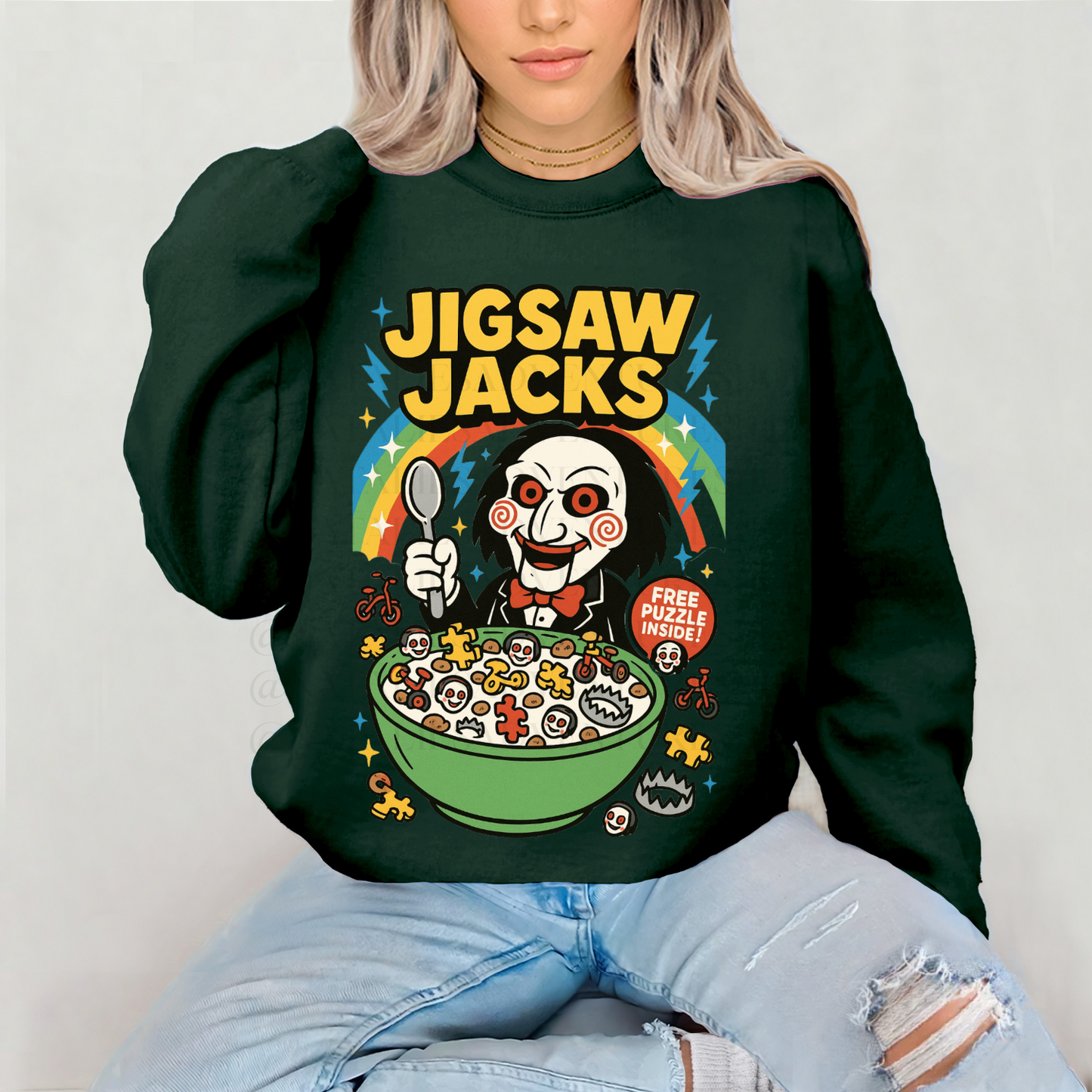 *Pre-Order* Jigsaw Jacks Cereal Crewneck