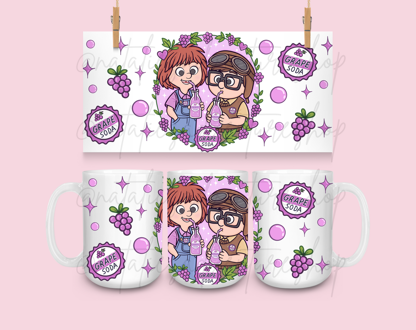 *PRE-ORDER* Grape Soda Club 15oz Ceramic Mug