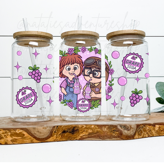 *Pre-Order* Grape Soda Club 16oz Glass Can
