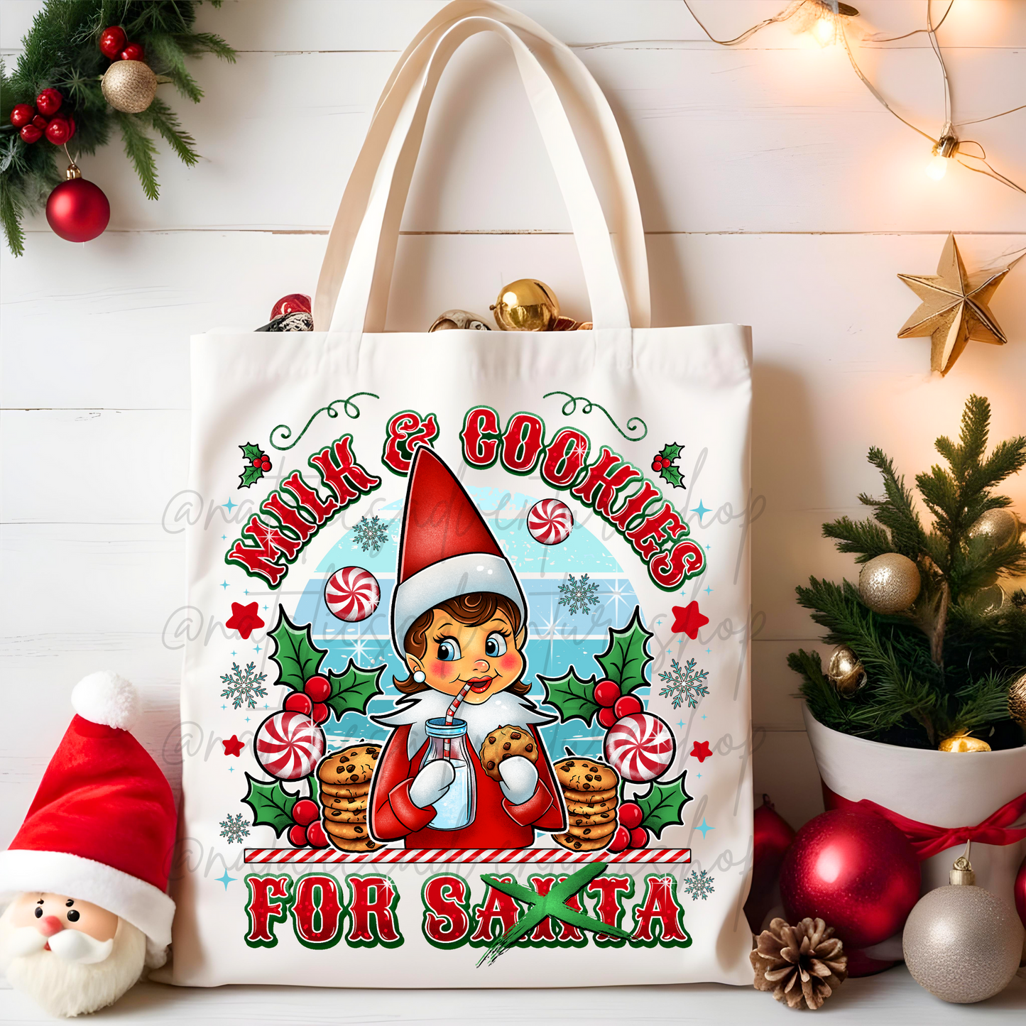 *Pre-Order* Elf on a Shelf Canvas Tote Bag