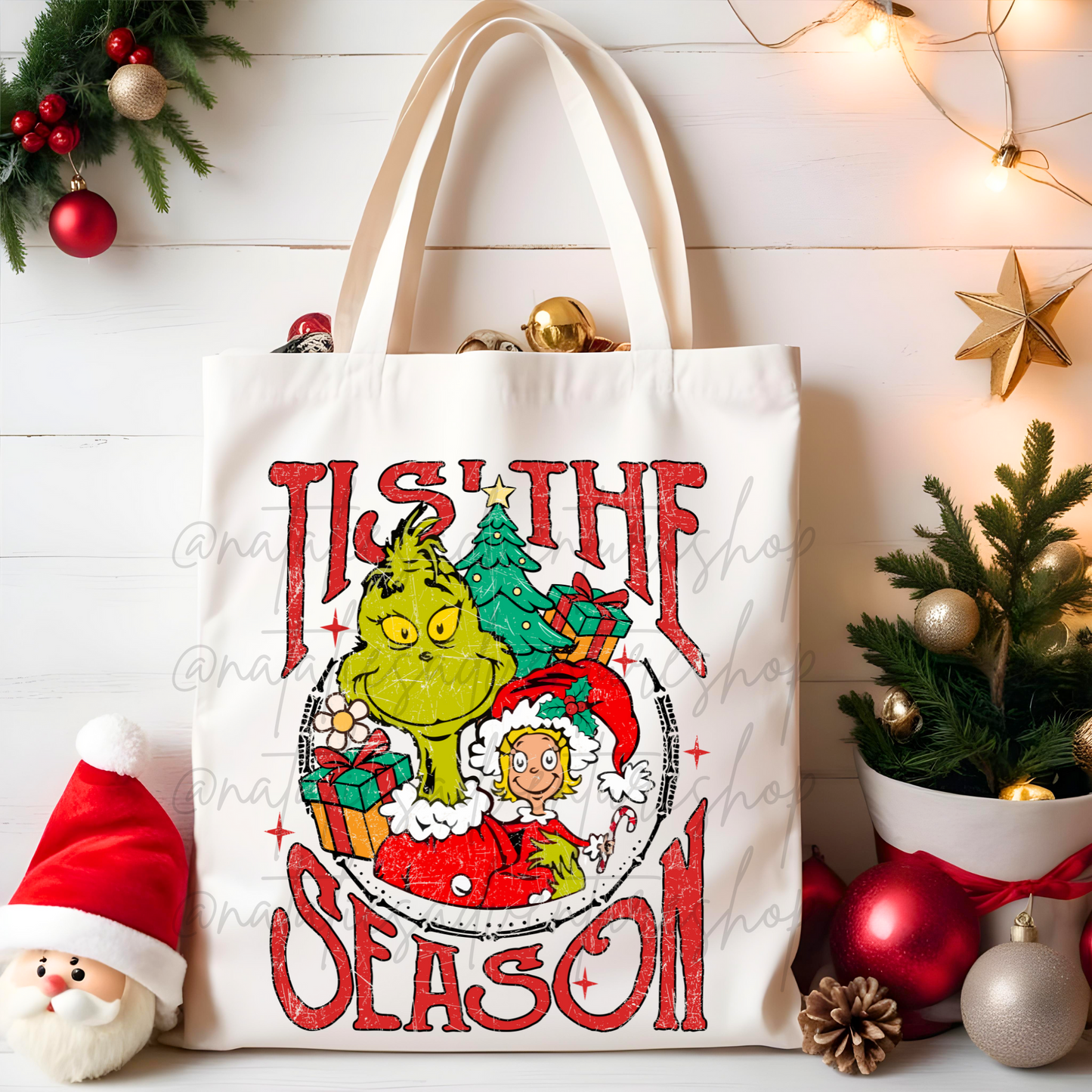 *Pre-Order* Tis the Season Canvas Tote Bag