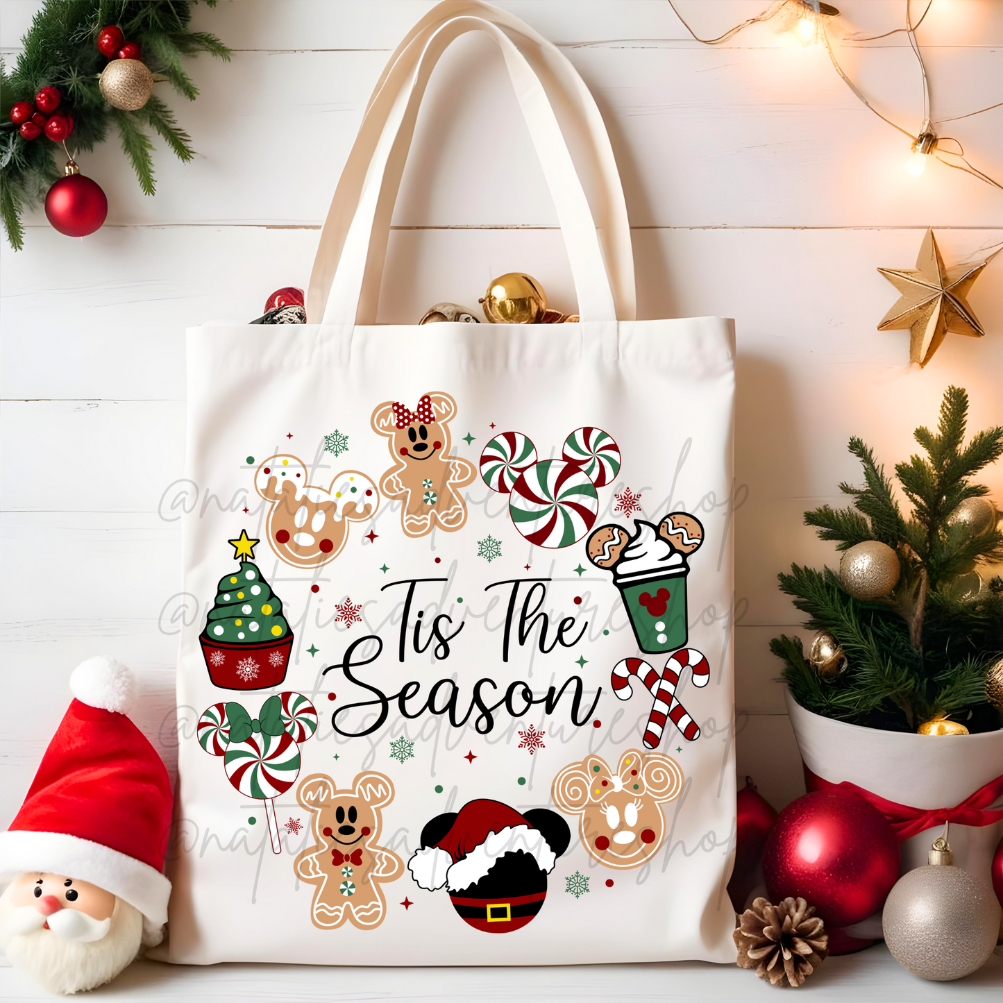 *Pre-Order* Tis The Season Canvas Tote Bag