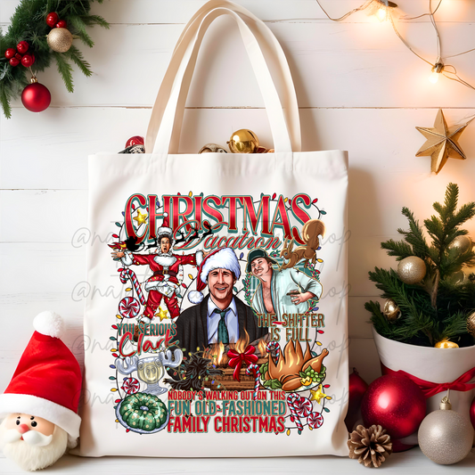 *Pre-Order* Clark Christmas Canvas Tote Bag