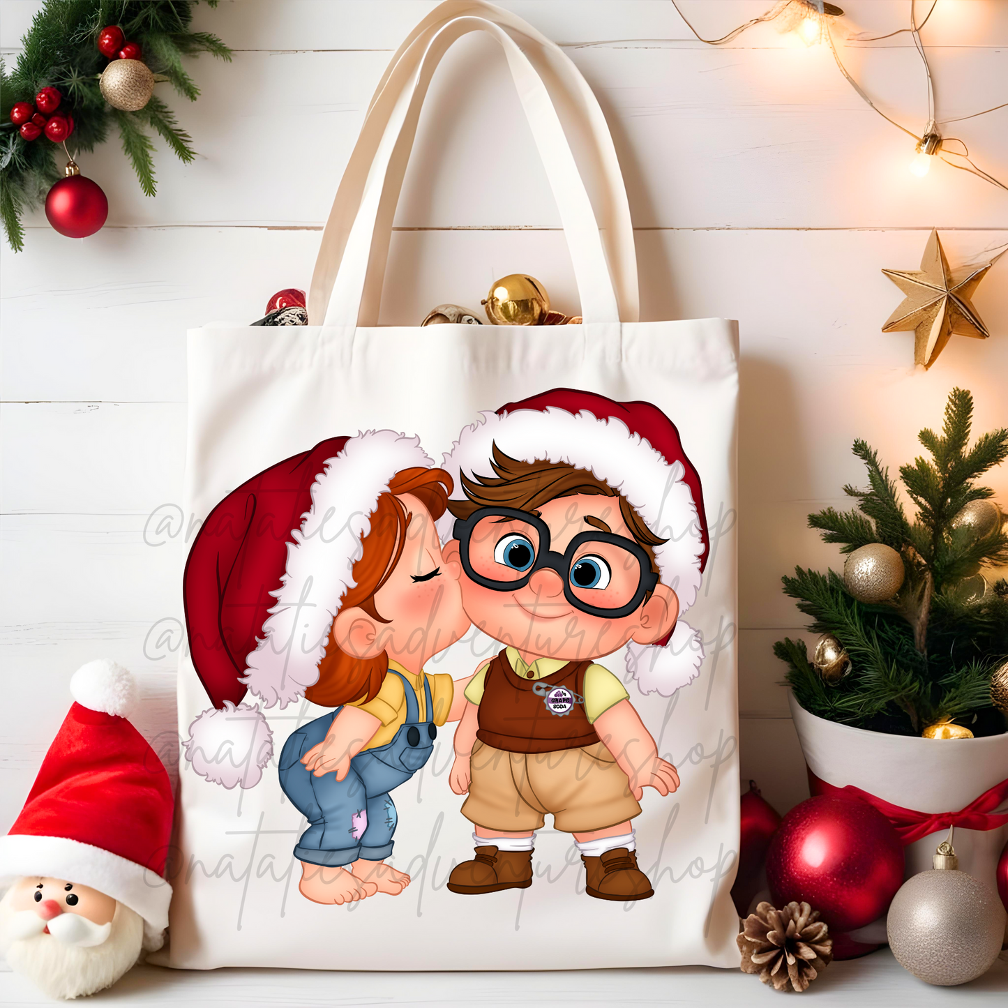 *Pre-Order* C + E Christmas Canvas Tote Bag