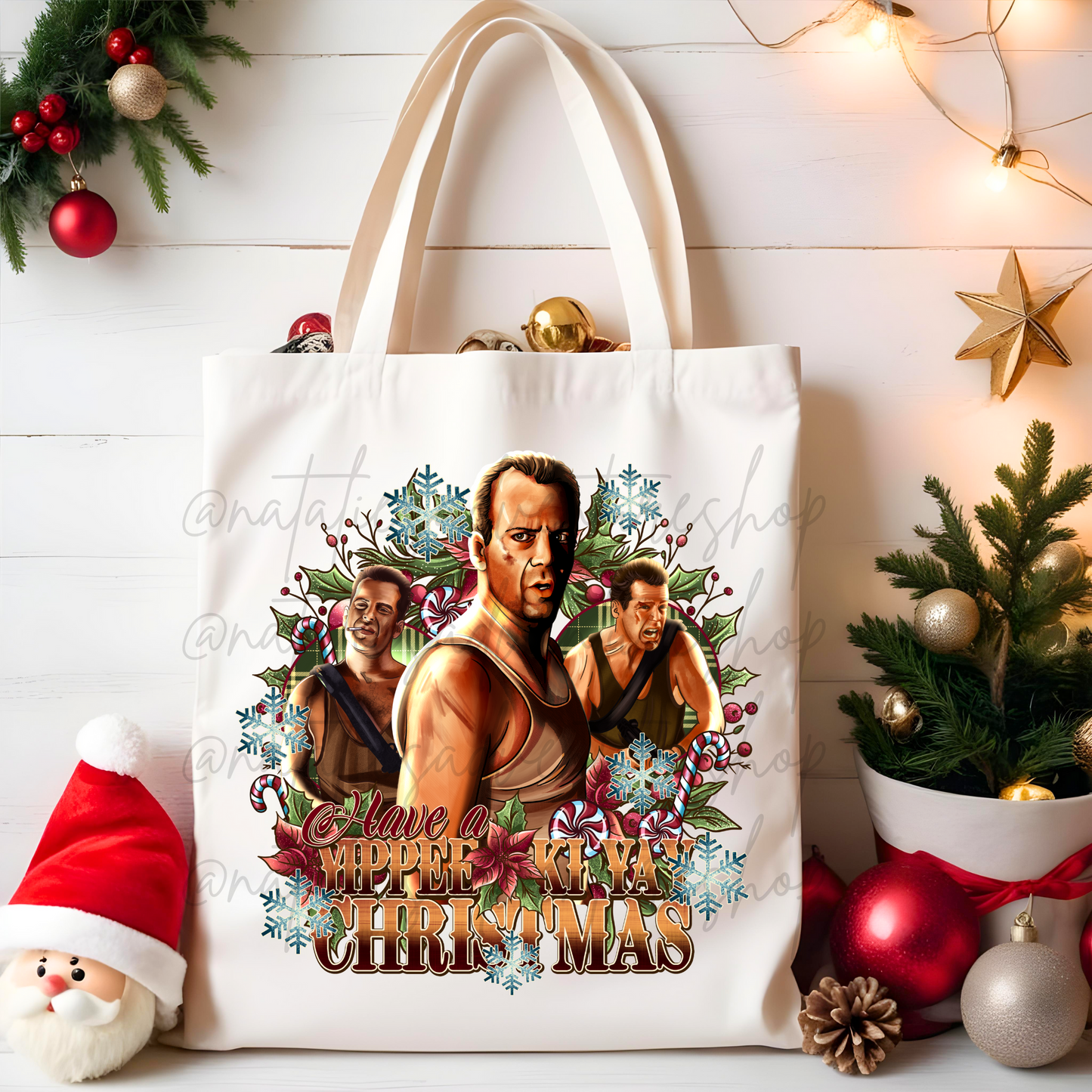 *Pre-Order* Yippee Ki Yay Canvas Tote Bag