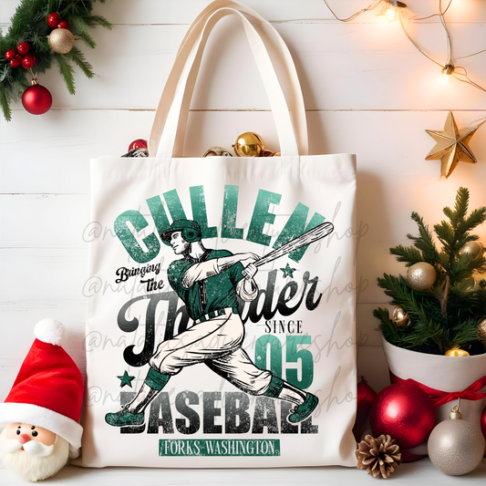 *Pre-Order* Cullen Baseball Canvas Tote Bag