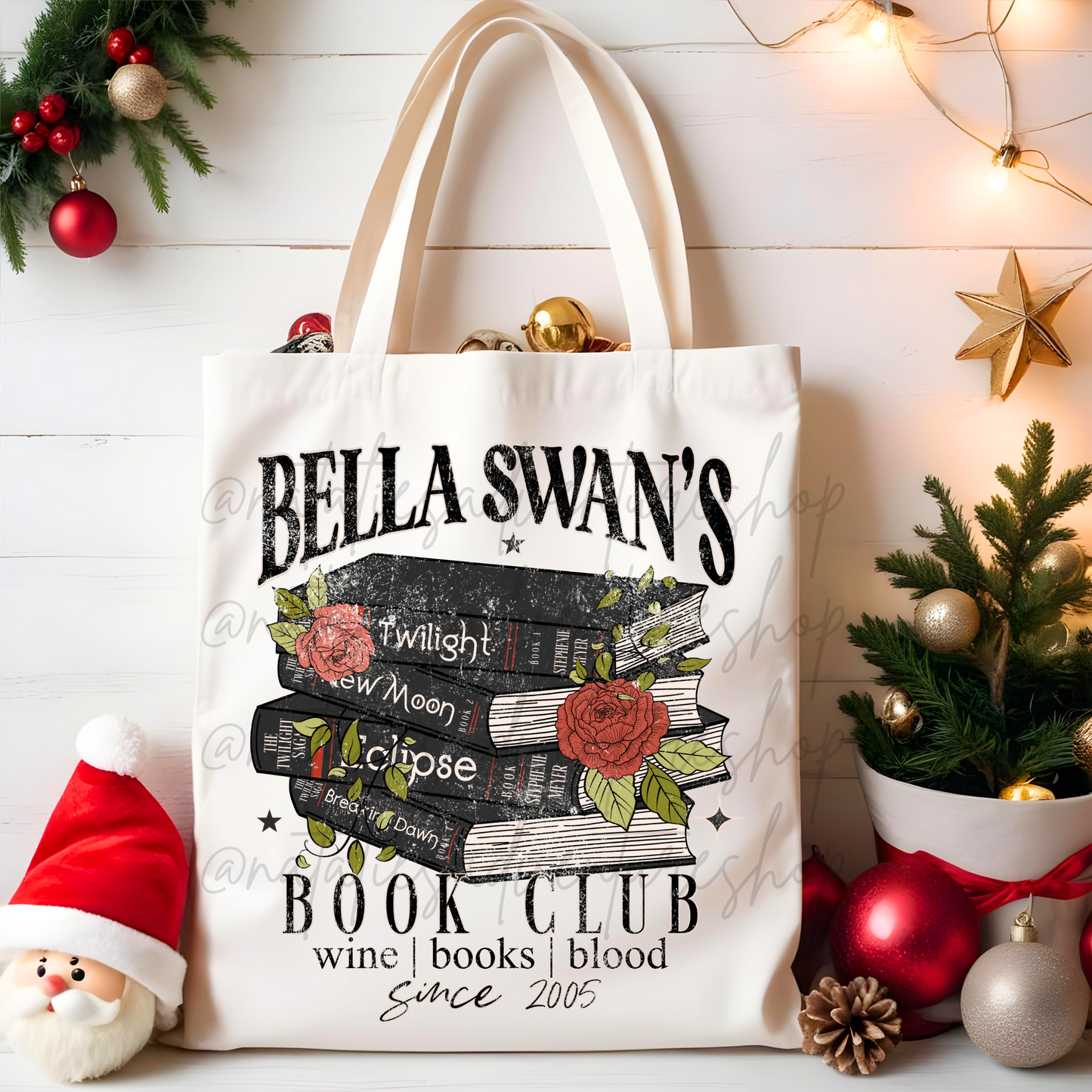 *Pre-Order* Bellas Book Club Canvas Tote Bag