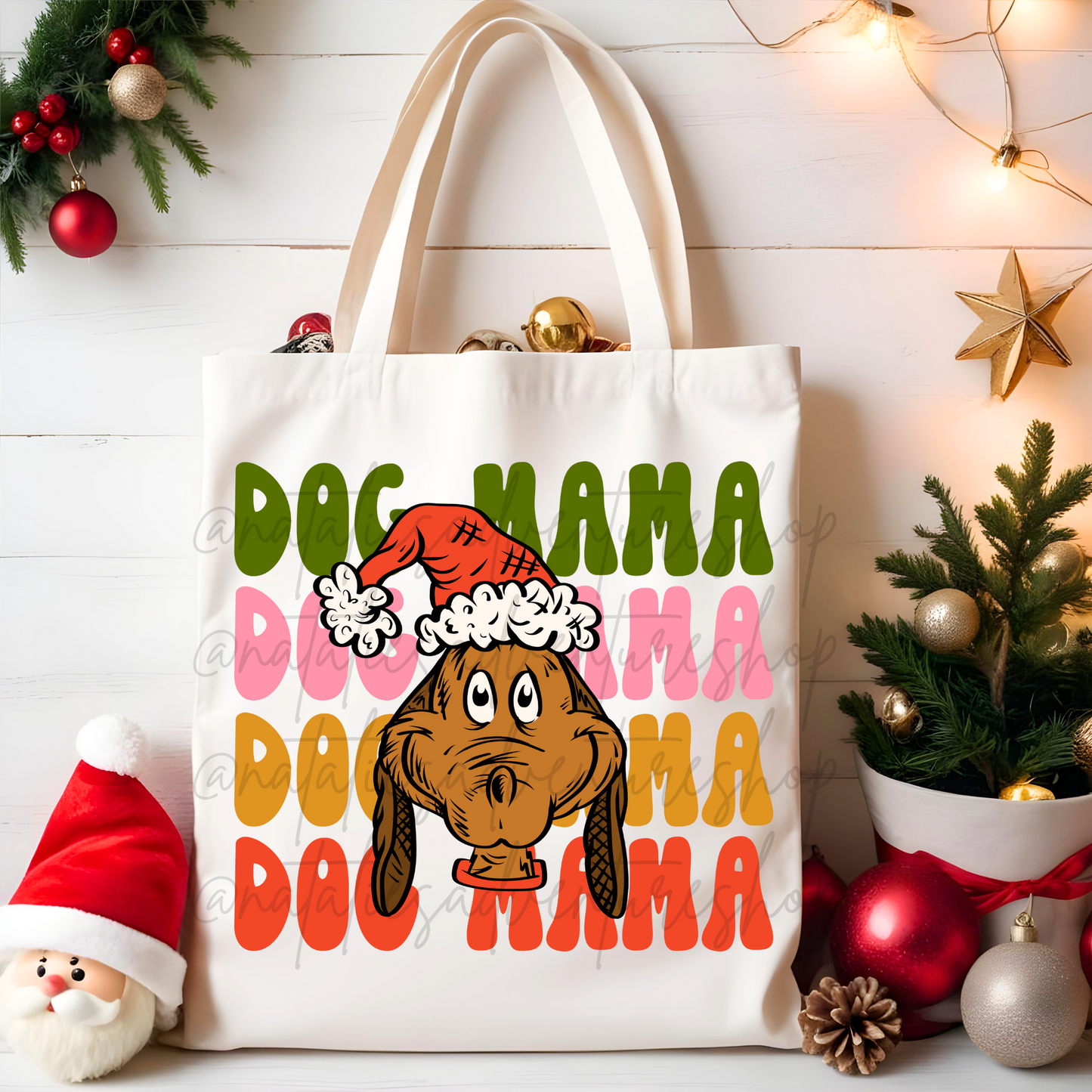 *Pre-Order* Dog Mama Canvas Tote Bag