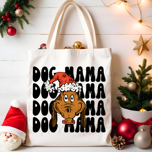 *Pre-Order* Dog Mama Canvas Tote Bag