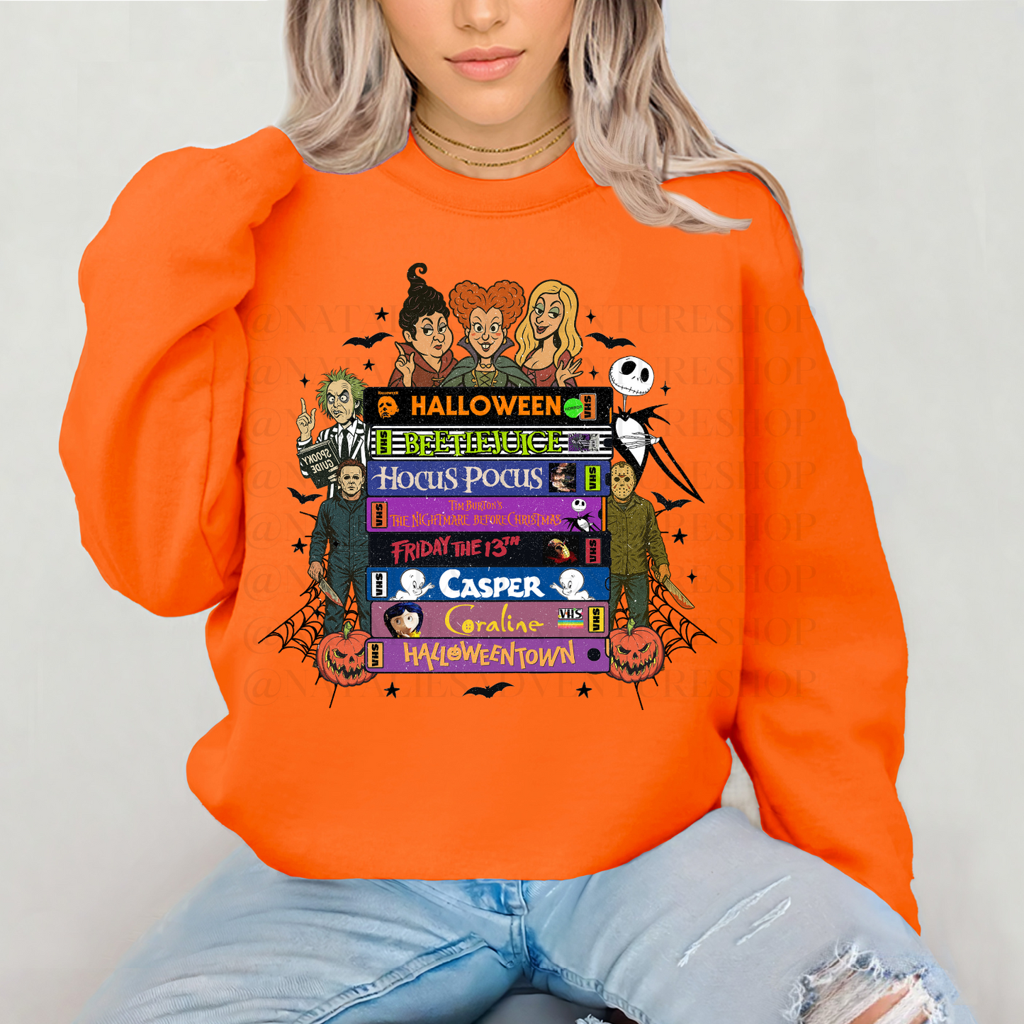 *Pre-Order* Halloween VHS Tapes Crewneck