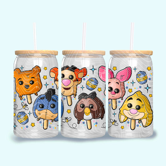 *Pre-Order* Winnie & Friends Ice Cream 16oz Glass Can