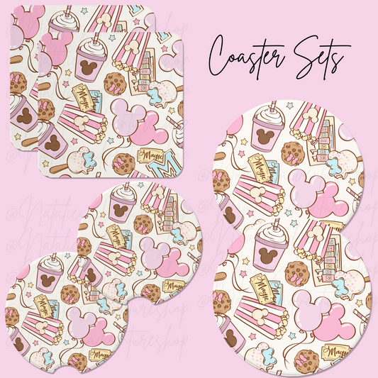 *Pre-Order* Snacks Coaster Sets