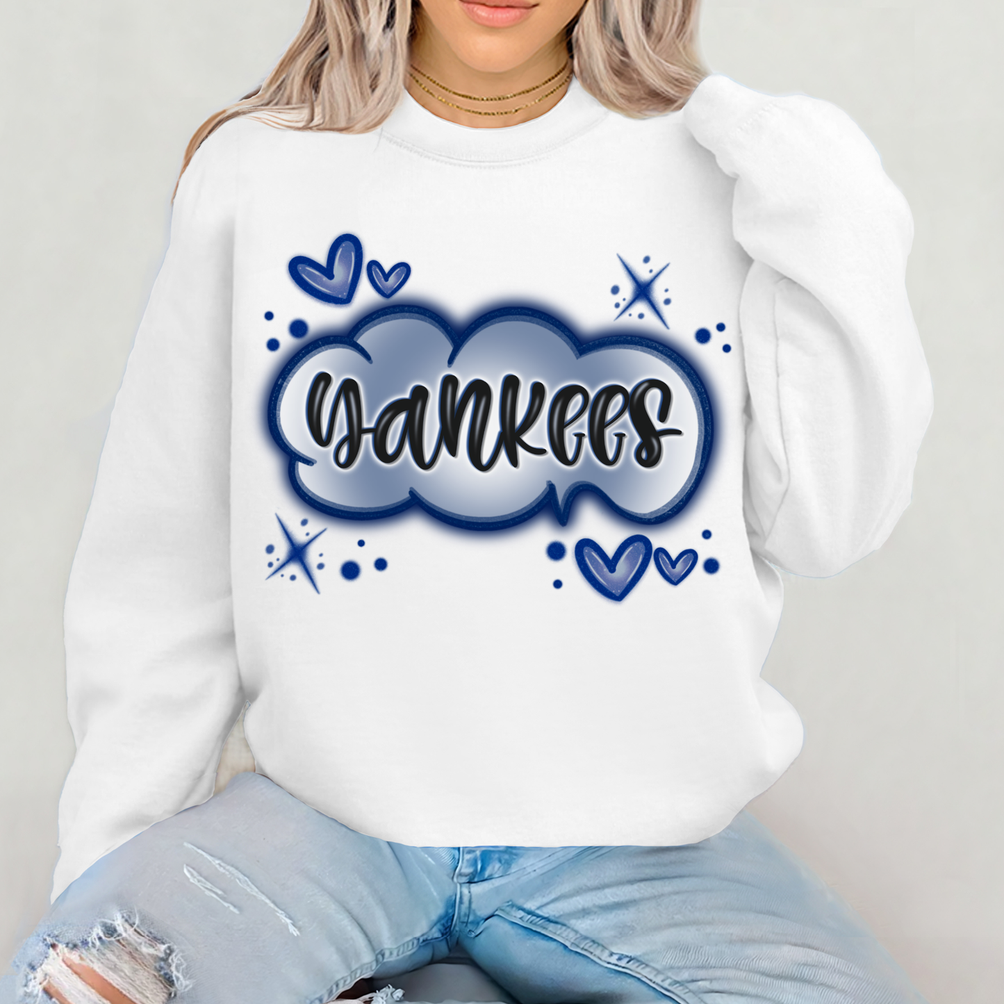 *Pre-Order* NYYank Airbrush Hoodie/Crewneck