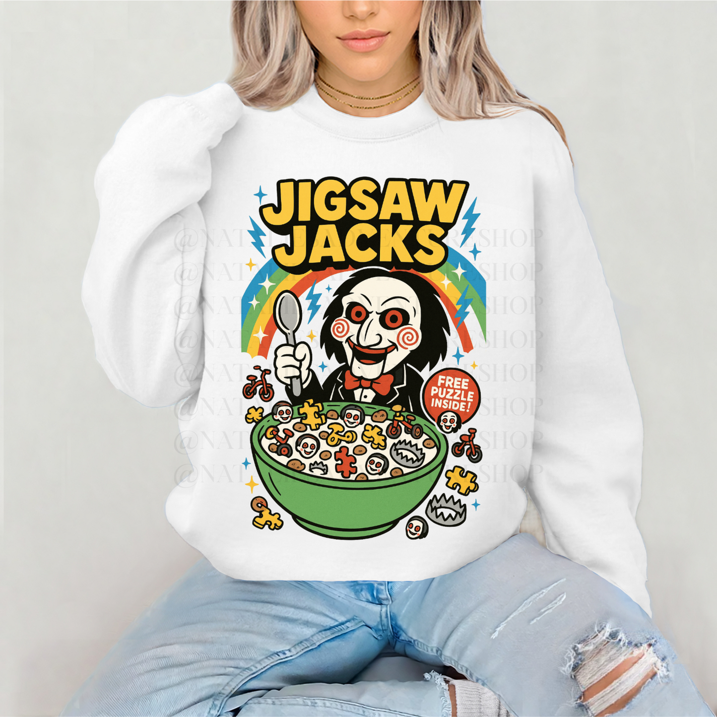 *Pre-Order* Jigsaw Jacks Cereal Crewneck