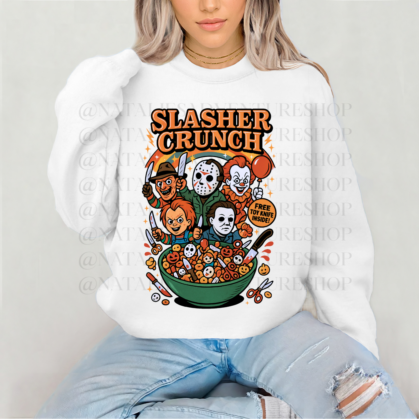 *Pre-Order* Slasher Crunch Cereal Crewneck