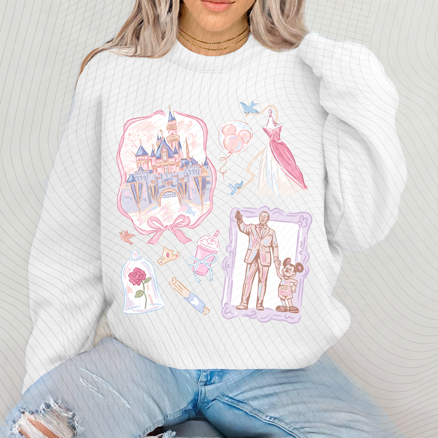 *Pre-Order* Spring Magic Castle Crewneck
