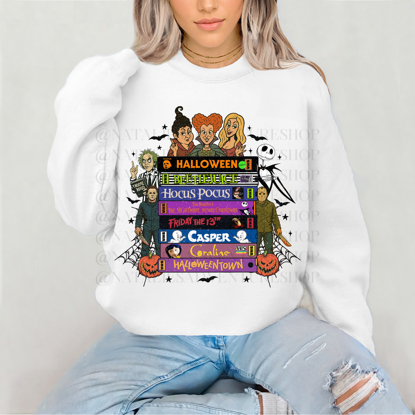 *Pre-Order* Halloween VHS Tapes Crewneck